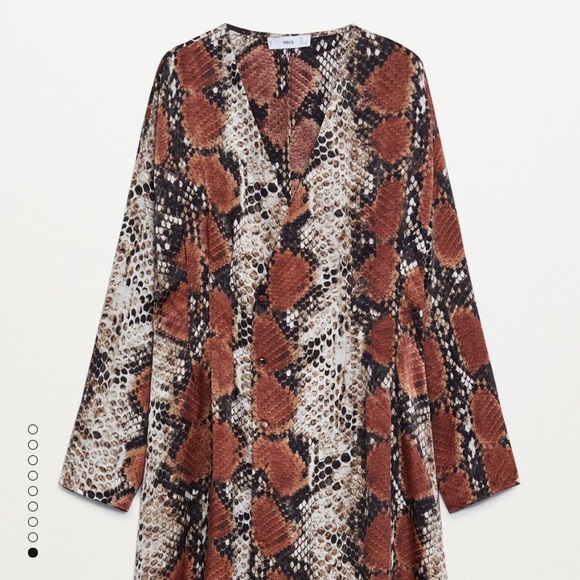 Mango snake print dress - Picture 8 of 10